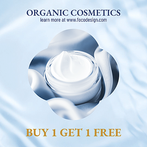 Simple Cosmetics Promotion Ecommerce Product Image