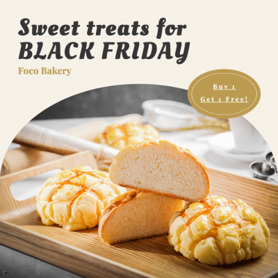 Black Friday Bakeries Sale Ecommerce Product Image