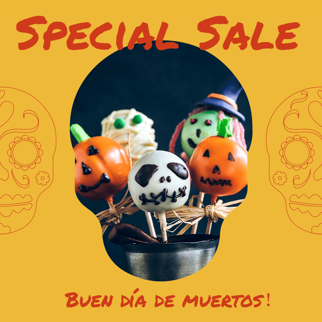 Day Of The Dead Special Dessert Sale Ecommerce Product Image