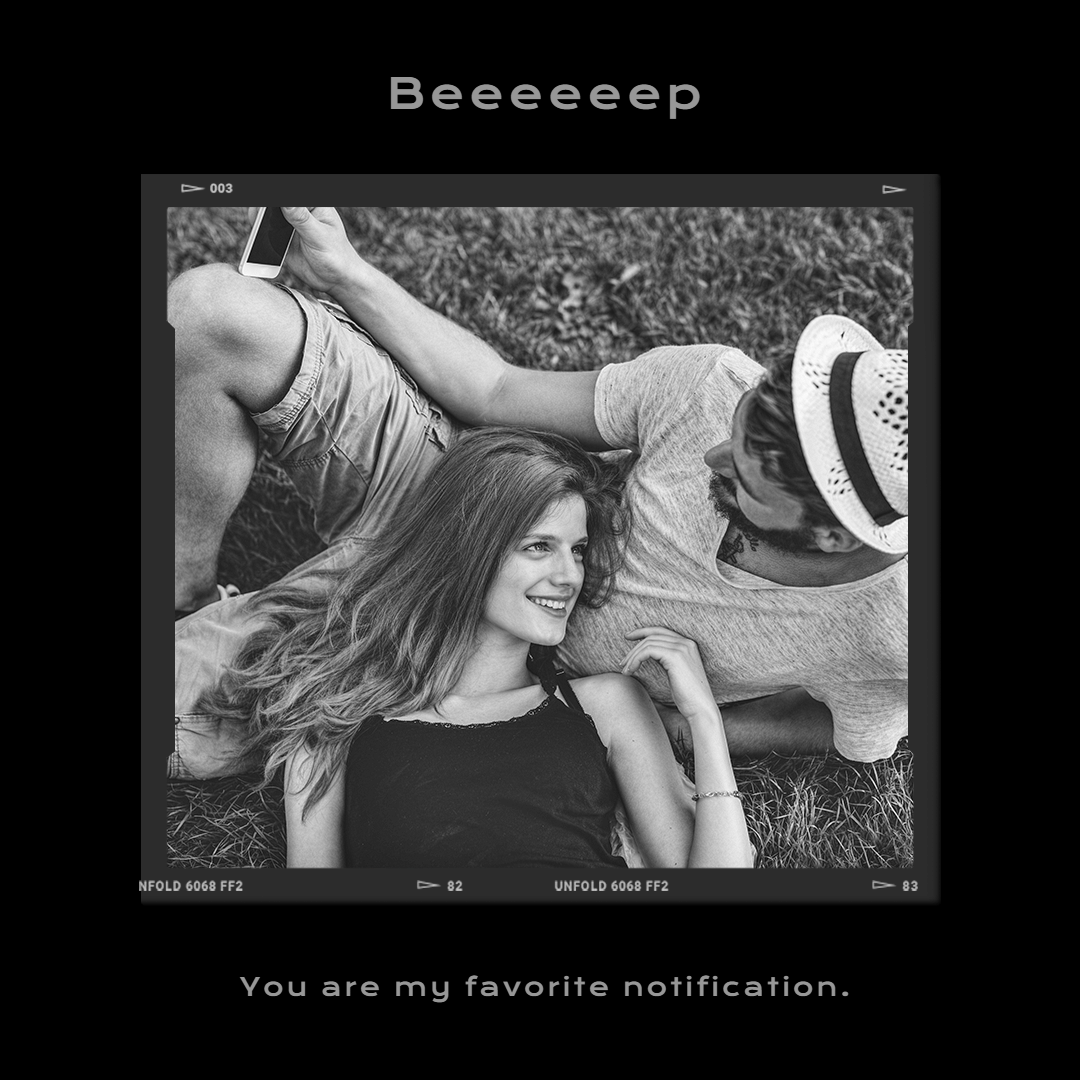 Couple Photo Template Fashion Simple Style Poster Instagram Post