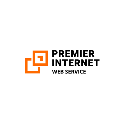 Minimalist Internet Web Service Logo Image