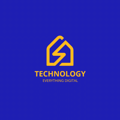 Simple Style Digital Technology Logo Image