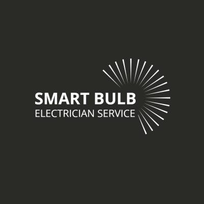 Simple Fashion Style Electrician Service Logo Image