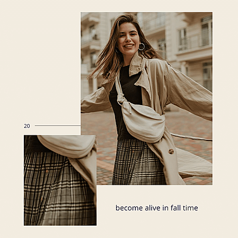 Female Clothes Promotion Ecommerce Product Image