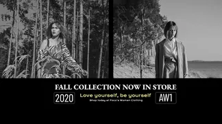 Simple Fashion Women's Wear New Arrival Display Facebook Cover