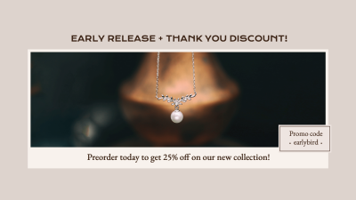 Simple Literary Necklaces New Arrival Discount Promo Facebook Cover