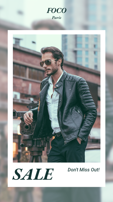 Literary Style Men's Wear Promotion Ecommerce Story预览效果
