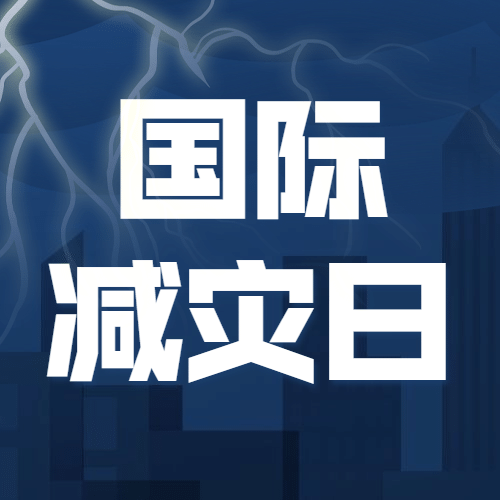 国际减轻自然灾害日插画公众号次图预览效果