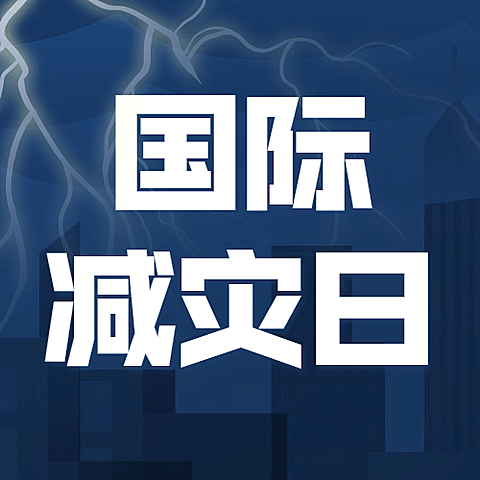 国际减轻自然灾害日插画公众号次图