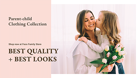 Literary Parent-Child Clothing Store Ecommerce Banner