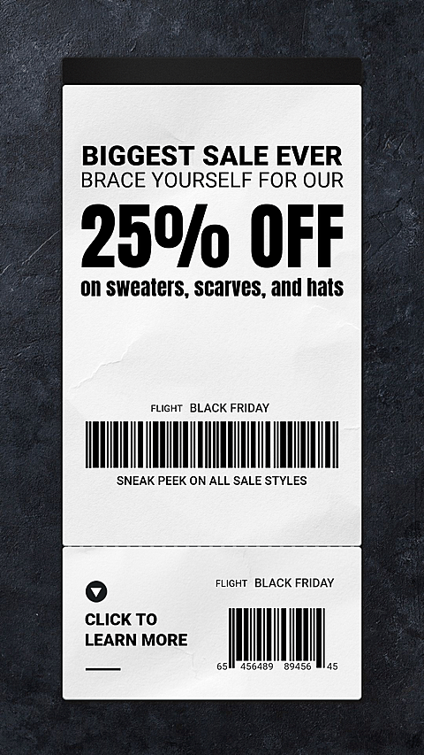 Bar Code Element Simple Black Friday Accessories Promo Ecommerce Story
