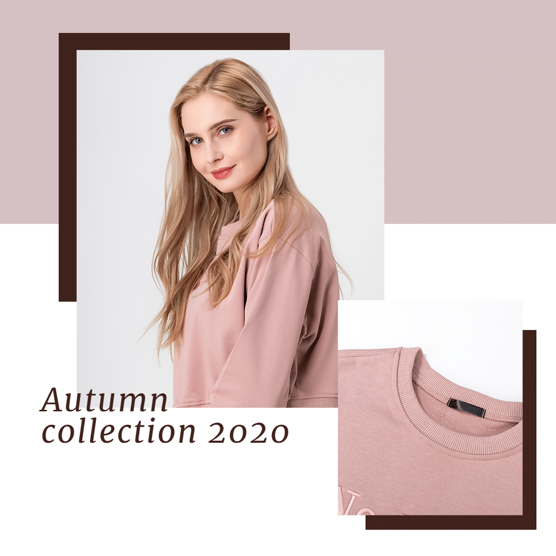 Fashion Women's Wear Autumn Collection Display Ecommerce Product Image