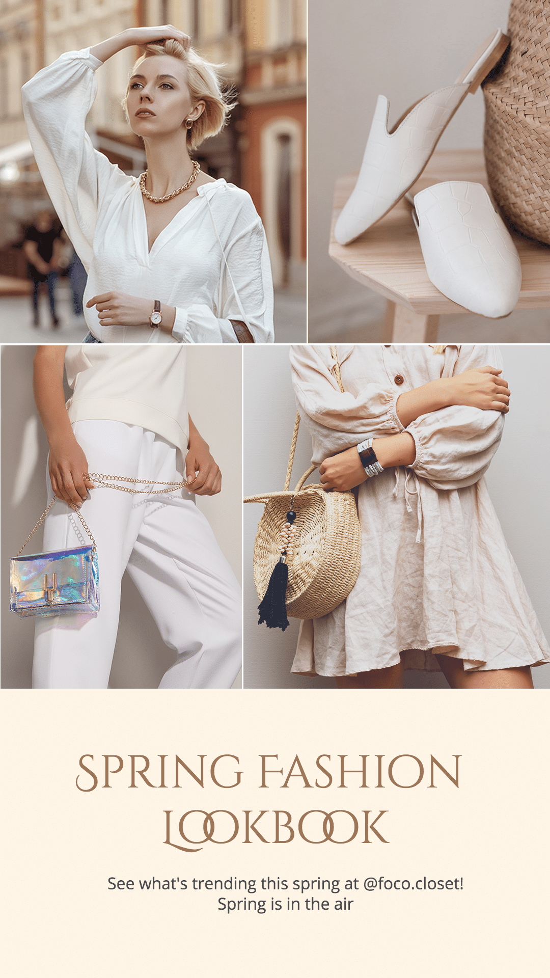 Literary Style Women's Wear Spring Collection Promotion Ecommerce Story预览效果