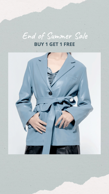 Female Clothes end of Summer  Sale Ecommerce Story预览效果
