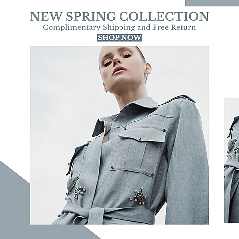 Fashion Women's Wear New Spring Collection Ecommerce Product Image
