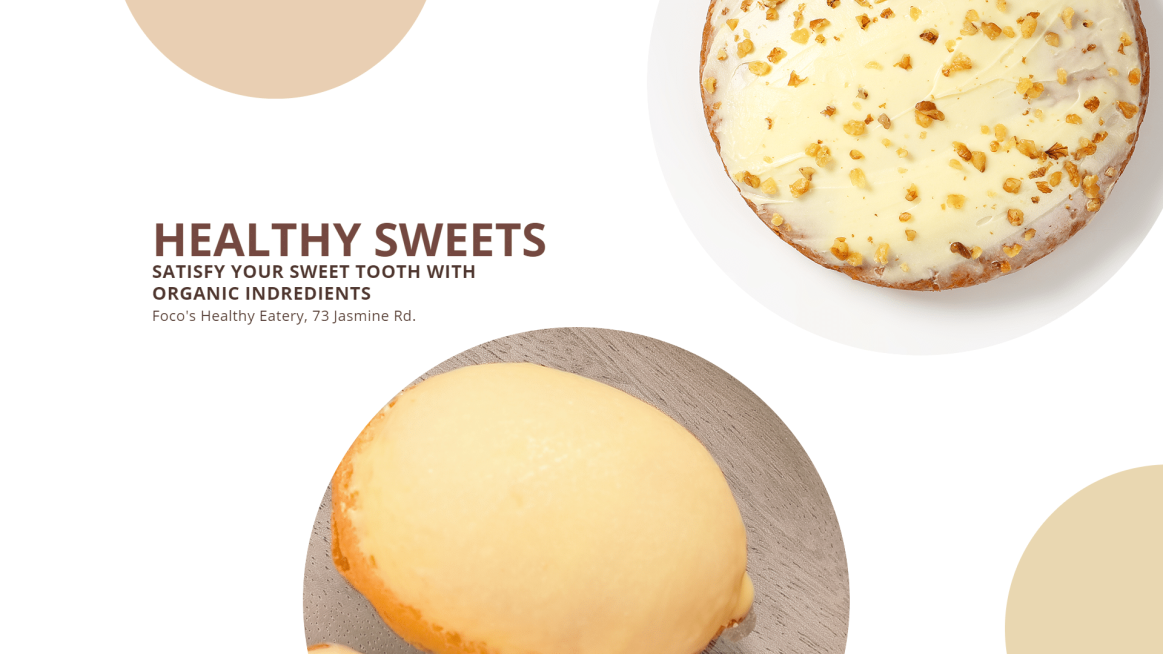 Simple Style Healthy Sweet Ecommerce Banner预览效果