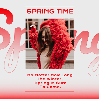 Fashion Spring Time Text Quotes Personal Display Instagram Post