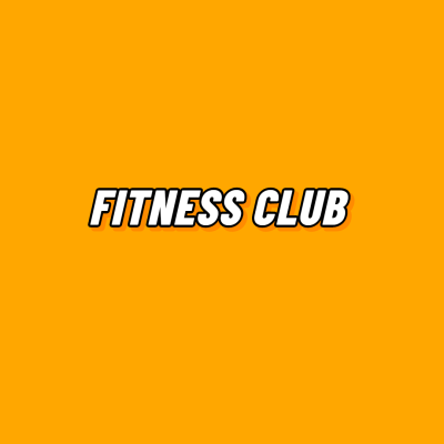 Minimalist Style Fitness Club Logo Image