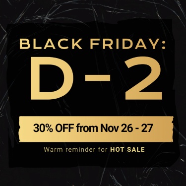 Black Friday Count Down Simple Style Poster Ecommerce Banner