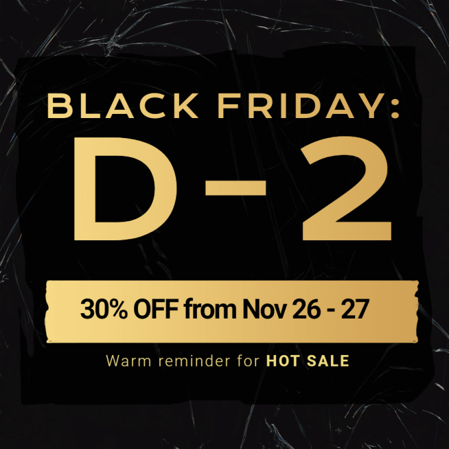 Black Friday Count Down Simple Style Poster Ecommerce Banner预览效果