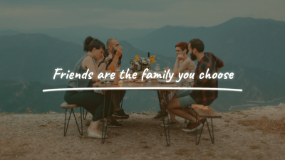 Friends Family  Quote Facebook Cover