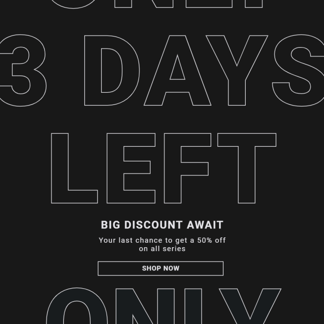Black Friday End Countdown Promotion Ecommerce Product Image预览效果