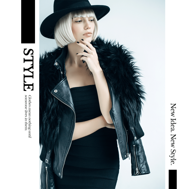 Winter Fashion Stylish Ecommerce Product Image预览效果