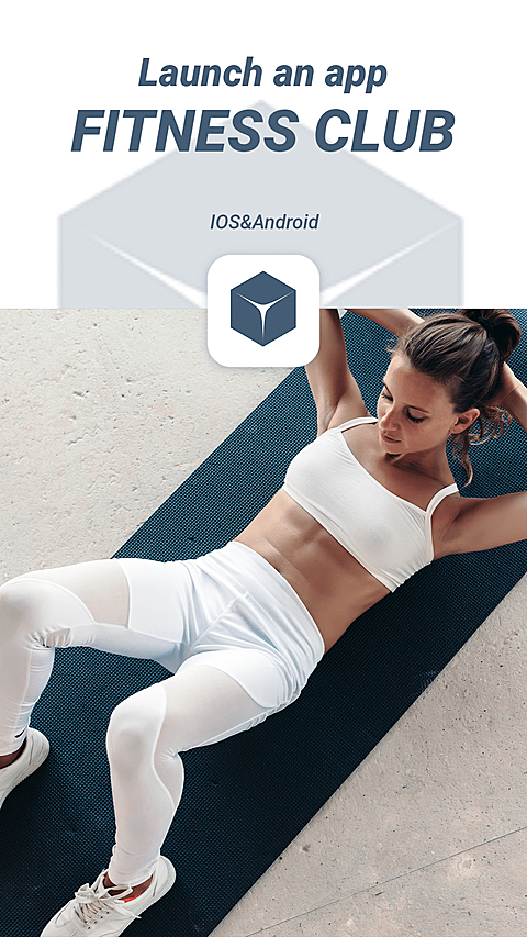 Simple Fitness Club Introduction Ecommerce Story