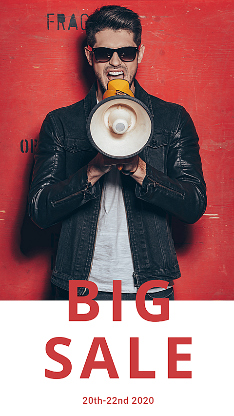 Men's Clothing Fashion Sale Ecommerce Story
