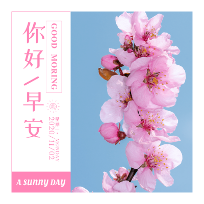 早安问候正能量励志问候