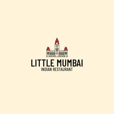 Architecture Element Simple Fashion Style Indian Restaurant Logo Image