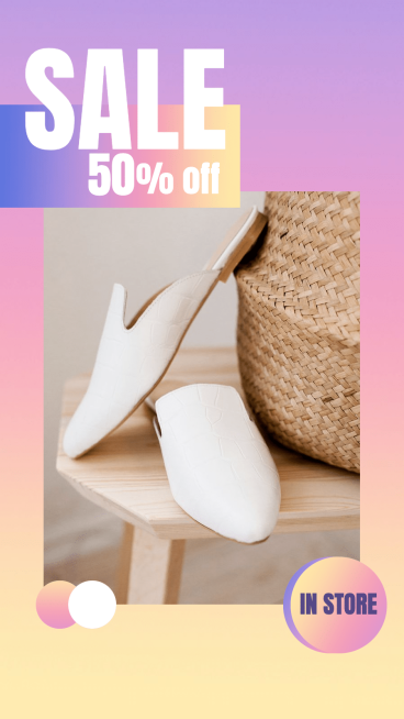Women's Shoes Product Sale Ecommerce Story预览效果
