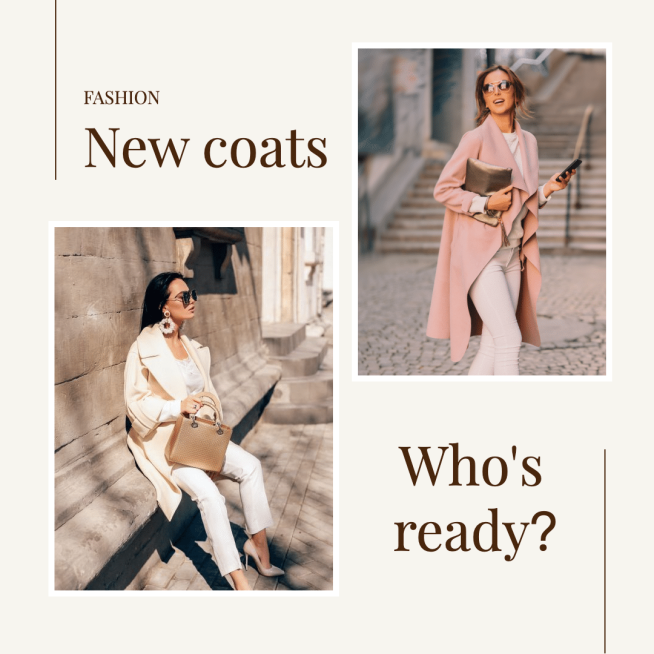 Fashion New Coats Display Ecommerce Product Image预览效果
