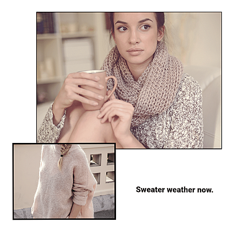 Winter Clothing New Arrival Template Poster Simple Style Ecommerce Product