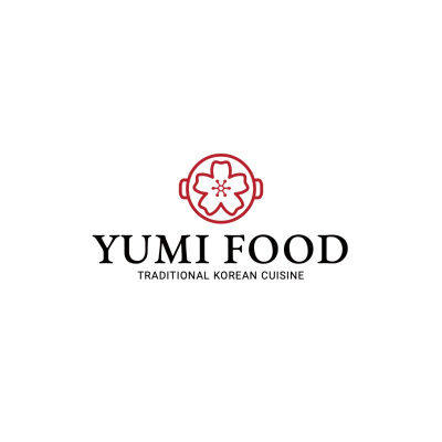 Traditional Korean Cuisine Restaurant Logo Image