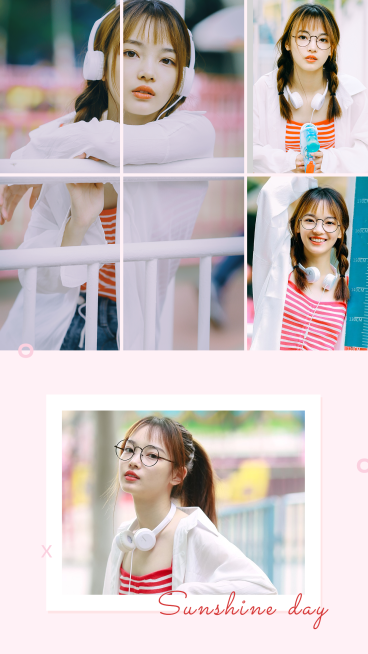 生活娱乐晒照-粉嫩色系预览效果