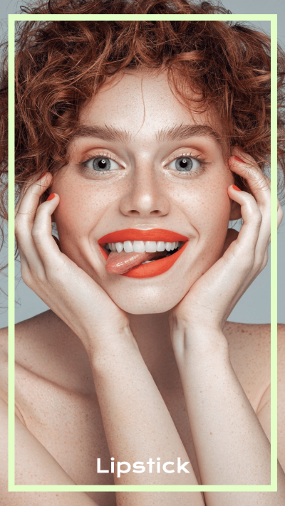 Fashion Lipsticks Effect Display Ecommerce Story