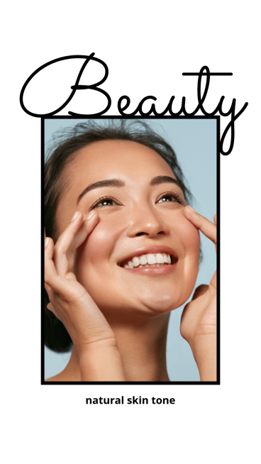 Beauty Natural Skin Tone Cosmetic Product Promo Ecommerce Story预览效果