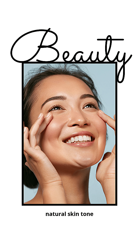 Beauty Natural Skin Tone Cosmetic Product Promo Ecommerce Story