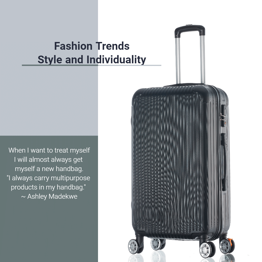 Fashion Suitcase with Quote Ecommerce Banner