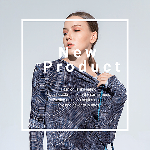 Clothing Bags Promotion On New Products Fashion Simple Style Poster Ecommerce Product