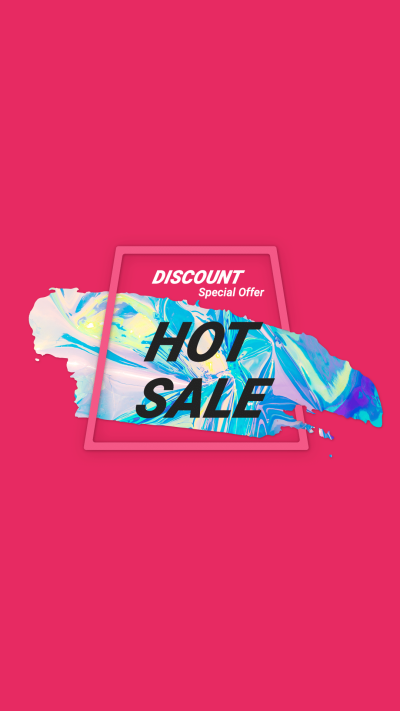 Geometry Frame Black Friday Hot Sales Instagram Highlight