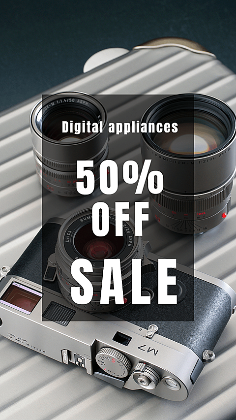 Camera Promotion Big Discount Simple Fashion Simple Style Ecommerce Story