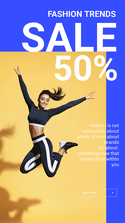 Simple Fashion Women's Cloth Discount Ecommerce Story