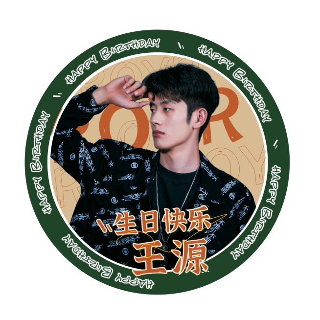 生日生贺复古港风饭圈明星应援头像预览效果