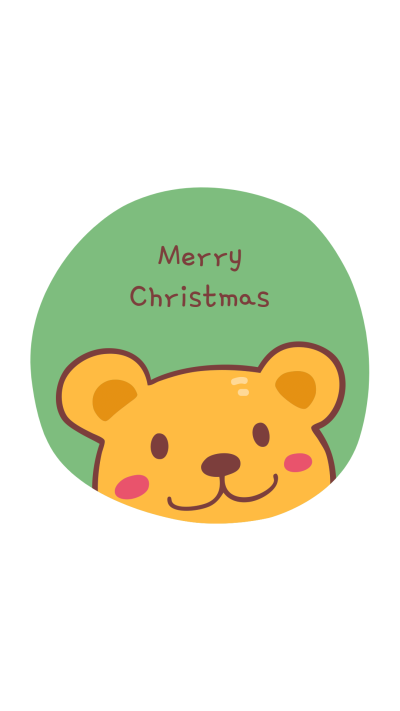 Cute Cartoon Christmas Bear Instagram Highlight