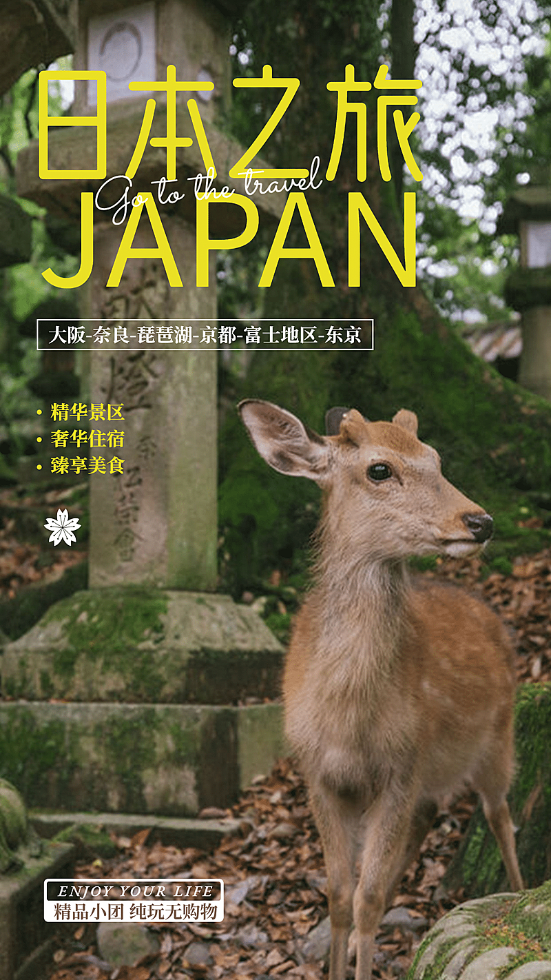 旅游出行宣传推广清新海报