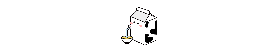 牛奶食品奶茶可爱动态分割线
