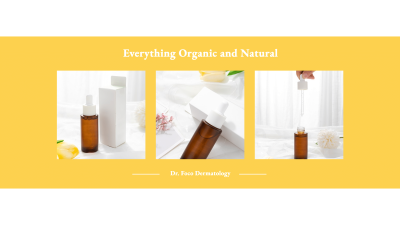 Creative Skincare Products Slogan Display Facebook Cover