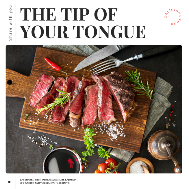 Simple Literary Delicacy Sharing Display Instagram Post预览效果